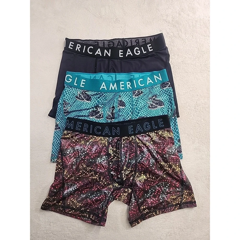 Men's  FLEX  Boxers Briefs  Lot 3 American Eagle 32-34 Medium